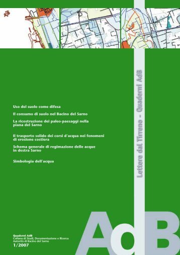 Download Quaderno AdB 1/2007 - Autorità di Bacino Regionale del ...