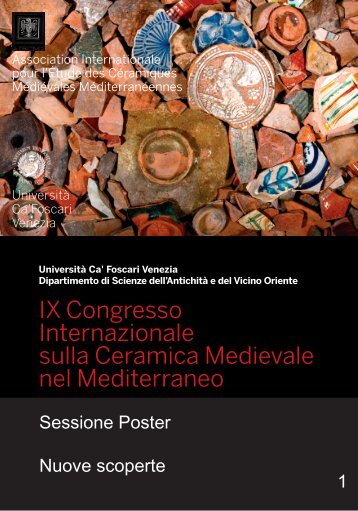 Nuove scoperte - Archeologia Medievale Venezia
