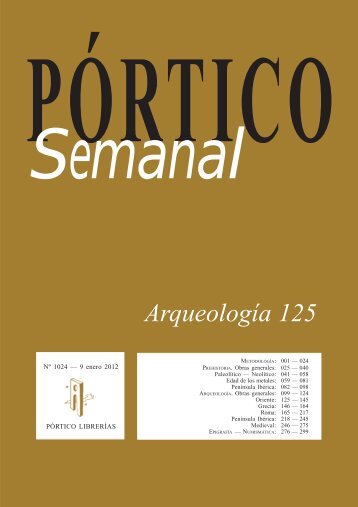 Arqueología 125 - Pórtico librerías