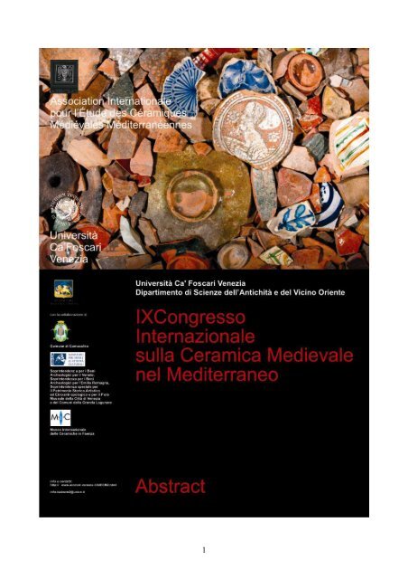 Abstracts - Archeologia Medievale Venezia