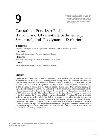 Carpathian Foredeep Basin - Państwowy Instytut Geologiczny