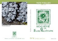 NOUVELLES - Société de la Flore Valdôtaine