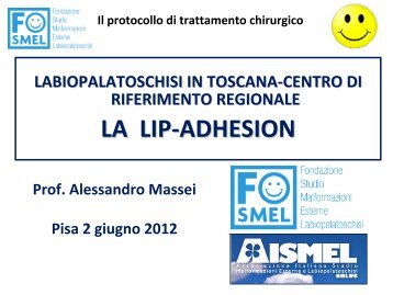 La lip-adhesion - Labiopalatoschisi