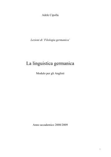 linguistica anglisti (pdf, it, 320 KB, 3/21
