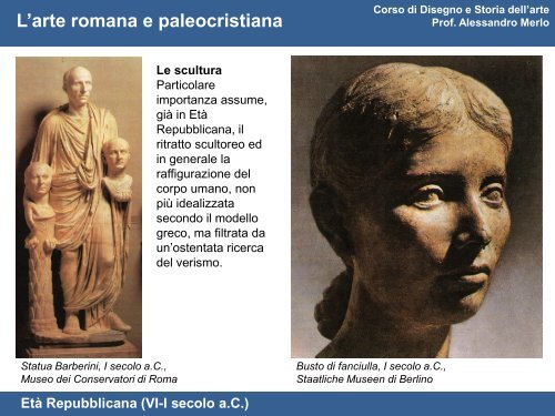 Modulo 1: Arte romana e paleocristiana - Rilievo Urbano