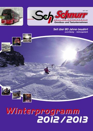 Winterprogramm 2013 downloaden - Schnurr Reisen GmbH