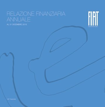 Relazione Finanziaria Annuale 2010 - Fiat