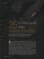 Liste: Deutschlands 25 Beste Maßschneider - Deumer