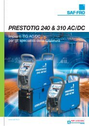 PRESTOTIG 240 & 310 AC/DC - Fro