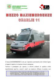 mezzo maxiemergenza - 118er