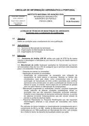 circular técnica de informação - Instituto Nacional de Aviação Civil