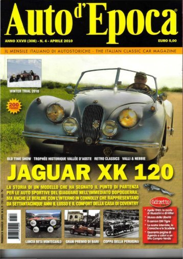 JAGUAR XK 1 - Associazione Auto Motor Mania Historic