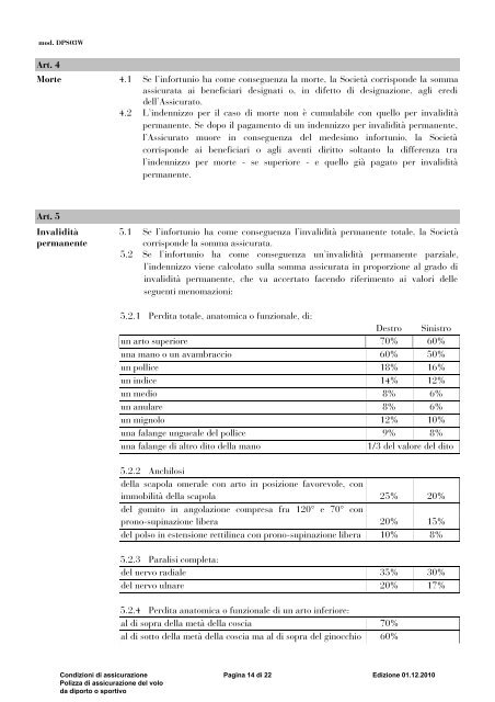 Fascicolo Informativo - Assicurazioni Generali