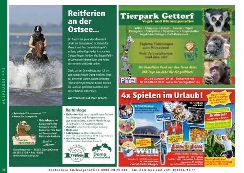 Urlaubsmagazin 2013 (PDF) - Ostseebad Schönhagen, Brodersby