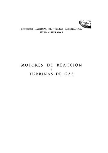 MOTORES DE REACCIÓN TURBINAS DE GAS - Aerobib