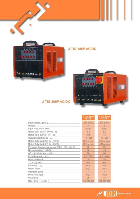 J-TIG 180 - SOL WELDING srl