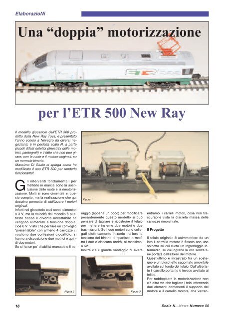 Una doppia motorizzazione per l'ETR500 New Ray - ASN - Amici ...