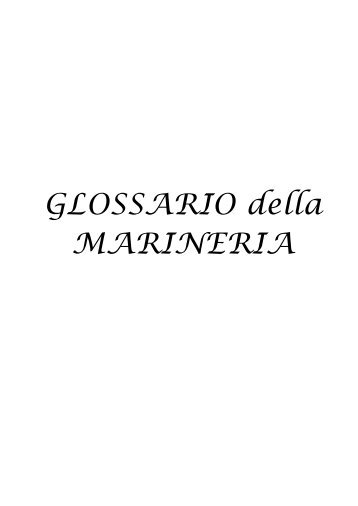 GLOSSARIO della MARINERIA - Periziebaffigi.com