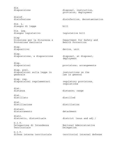 ABBREVIATIONS AND ACRONYMS USED IN THE PRESS OF ...