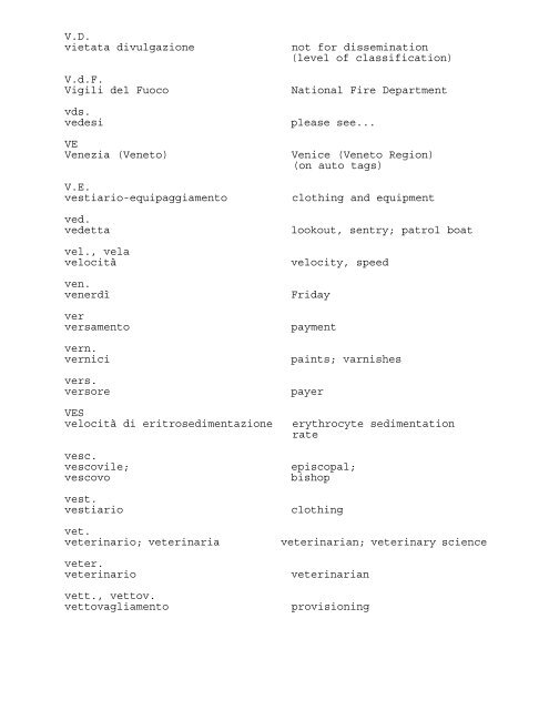 ABBREVIATIONS AND ACRONYMS USED IN THE PRESS OF ...