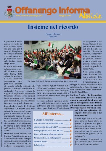 Insieme nel ricordo - Comune di Offanengo