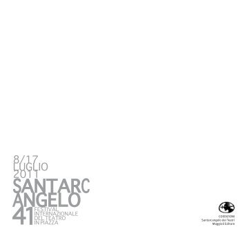 Catalogo - Archivio - Santarcangelo dei Teatri