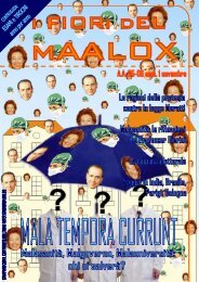 Apri il giornale in pdf - Fiori del Maalox.it