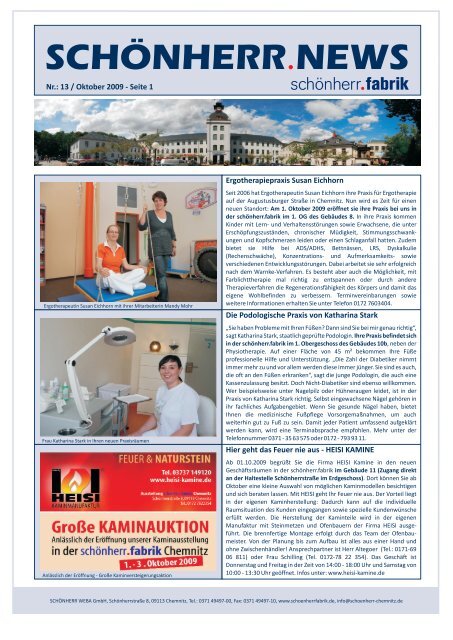 Oktober 2009 (pdf) - schönherr.fabrik