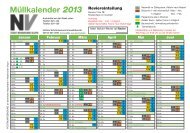 Müllkalender 2013 - Schönmackers Umweltdienste GmbH & Co KG