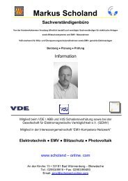 EMV und Blitzschutzsysteme PDF-Dokument - Markus Scholand