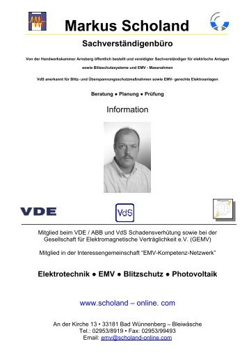 EMV und Blitzschutzsysteme PDF-Dokument - Markus Scholand