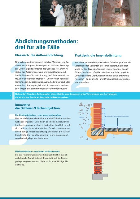 Getifix Bauwerksabdichtung - Schonlau Bau