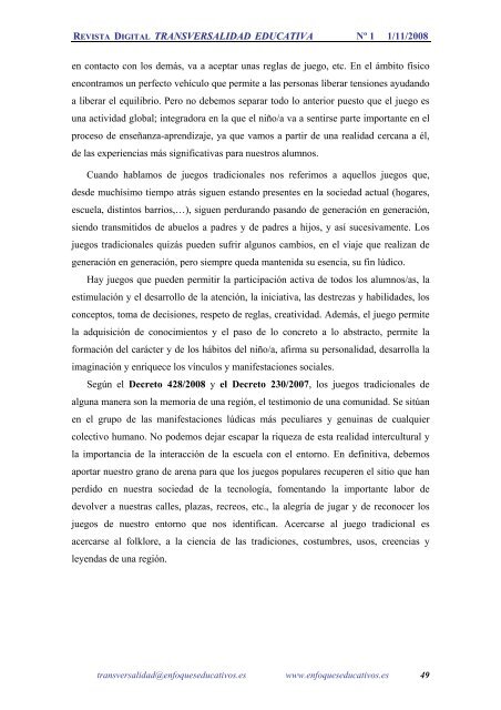 Revista Transversalidad Educativa nº 1