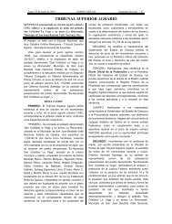 TRIBUNAL SUPERIOR AGRARIO - Diario-o