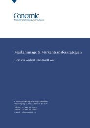 Markenimage & Markentransferstrategien - Conomic Marketing ...