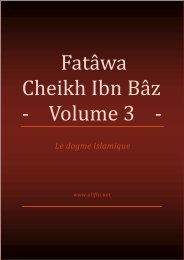 Fatâwa Cheikh ibn Bâz Volume 3