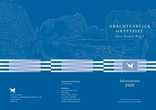 GRACHTENBLICK GREETSIEL Informationen - Der Monat