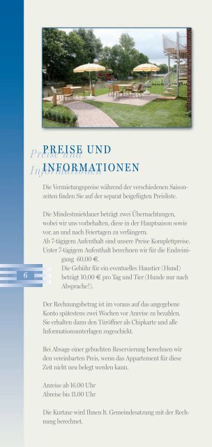 GRACHTENBLICK GREETSIEL Informationen - Der Monat