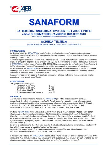 SANAFORM - aeb group