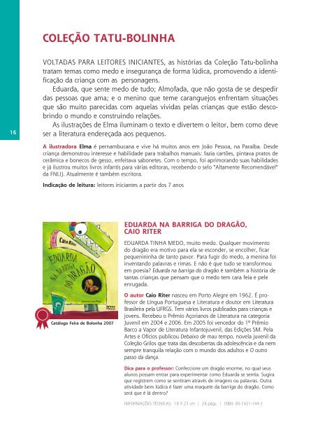 Artes e Ofícios Editora | Catálogo Infantil e Juvenil, 2012 / 2013