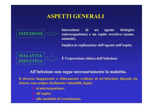 La catena epidemiologica