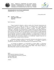 INFORME de la Comisión IDH - Corte Suprema de Justicia de la ...