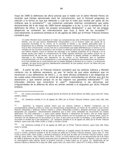 CORTE INTERAMERICANA DE DERECHOS HUMANOS CASO ...