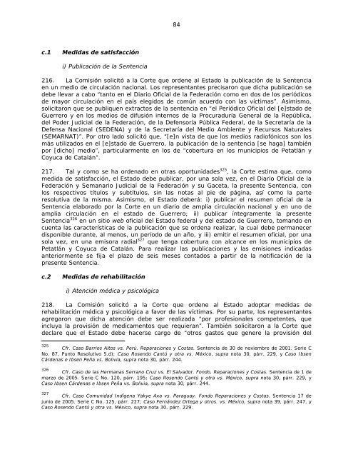 CORTE INTERAMERICANA DE DERECHOS HUMANOS CASO ...