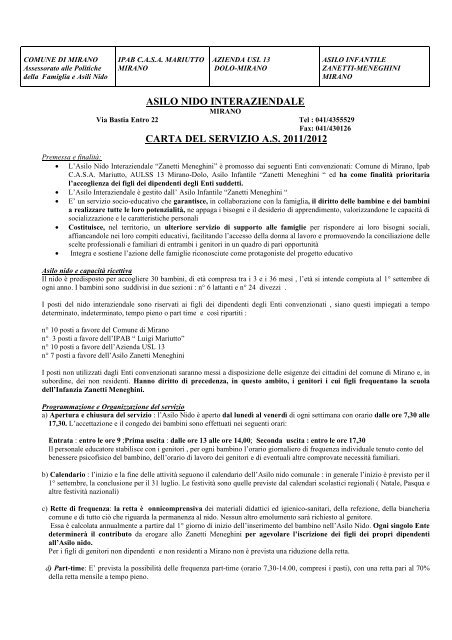 Lettera di ritiro da asilo nido