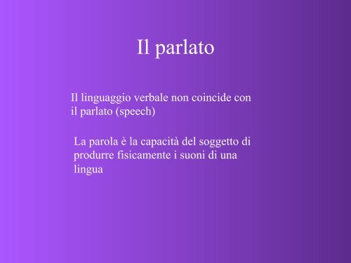 Difficoltà e disturbi specifici del linguaggio - master disturbi ...