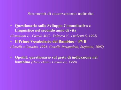 Difficoltà e disturbi specifici del linguaggio - master disturbi ...