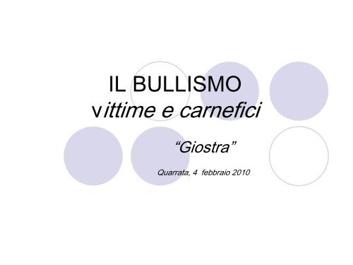 Bullismo. Vittime e carnefici - Pozzo di Giacobbe