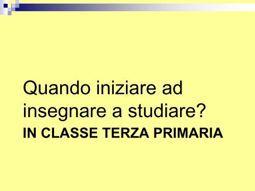 Sviluppare le abilità di studio : un percorso in verticale - KidsLink