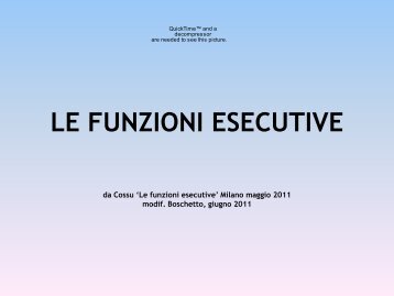 Funzioni Esecutive - PAMAPI